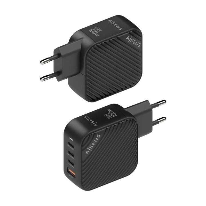 Cargador Pared AISENS 1USB-A 3USB-C (ASCH-100W4P029-BK)