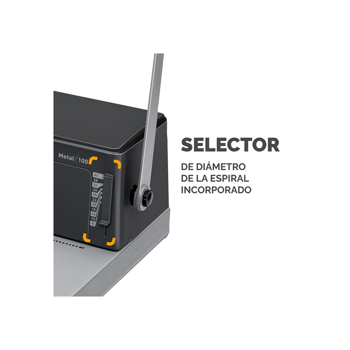 Encuadernadora de Espiral Fellowes Metal 100 (0030102)