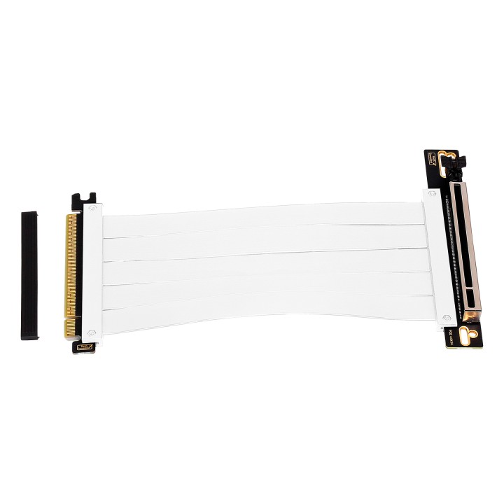 Cable Extensión Abysm Riser PCIe 4.0 Blanco (AB461701W)
