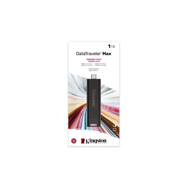 Pendrive Kingston DT Max 1Tb USB-C Negro (DTMAX/1TB)