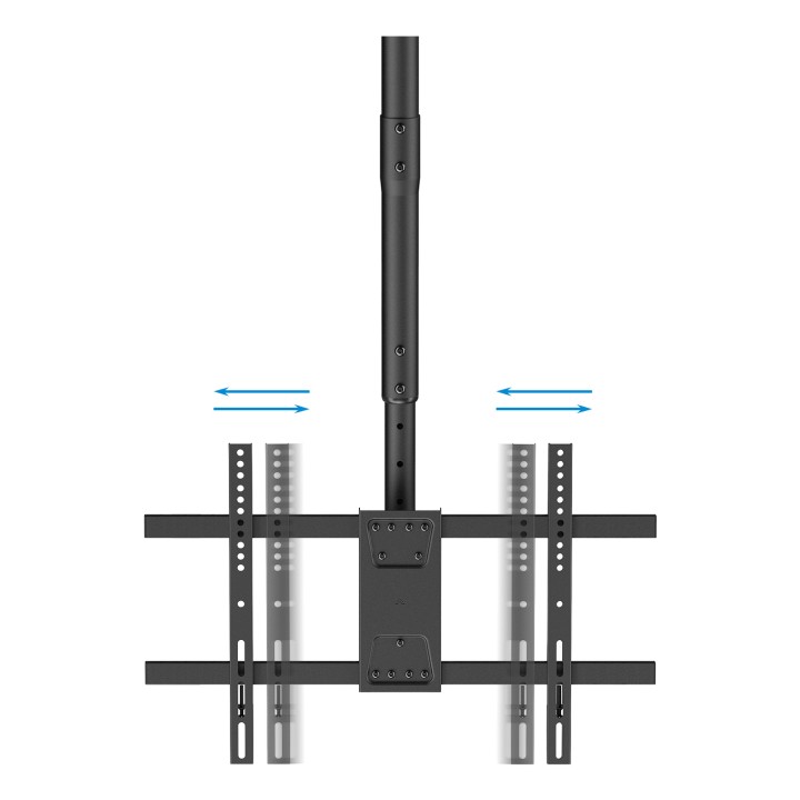 Soporte Techo TOOQ 43-86" 2TV Gira/Inc (LPCE2286TSLI-B)