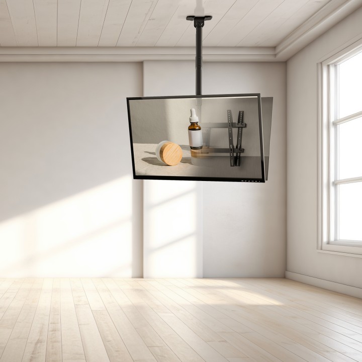 Soporte Techo TOOQ 43-86" 2TV Gira/Inc (LPCE2286TSLI-B)