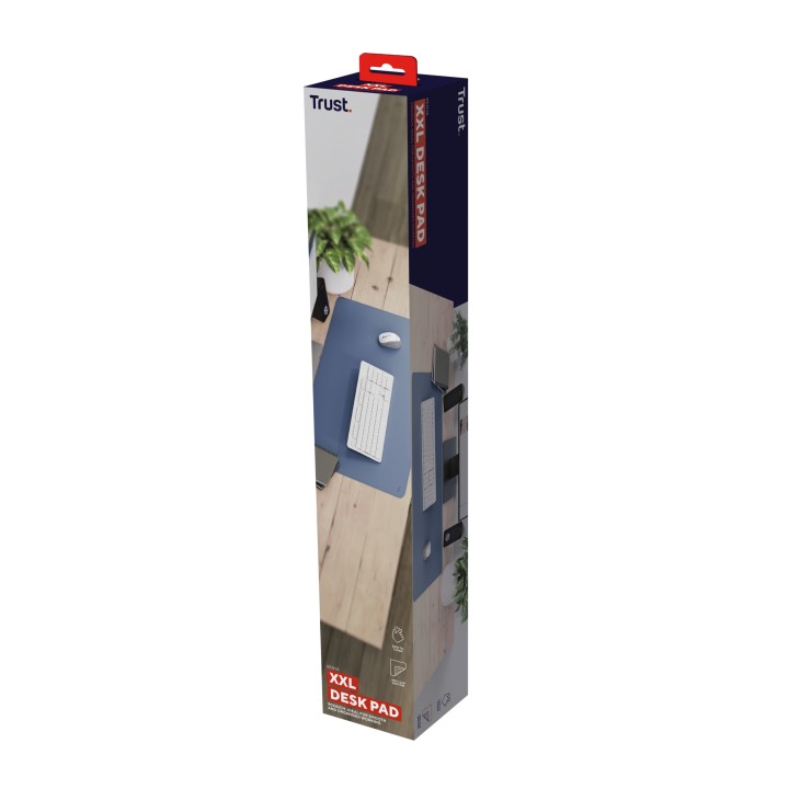 Alfombrilla Trust Benya XXL 90x43cm Azul (25480)