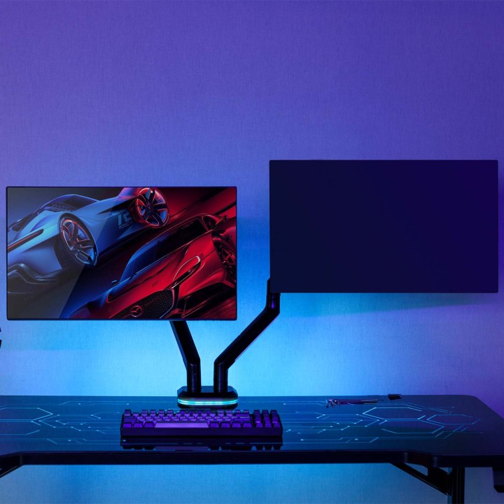 Soporte Mesa AISENS RGB 17-32" 2Brazos (DT32TSR-297)