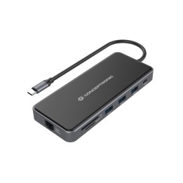 Docking CONCEPTRONIC USB-C 12en1 Gris (DONN15G)