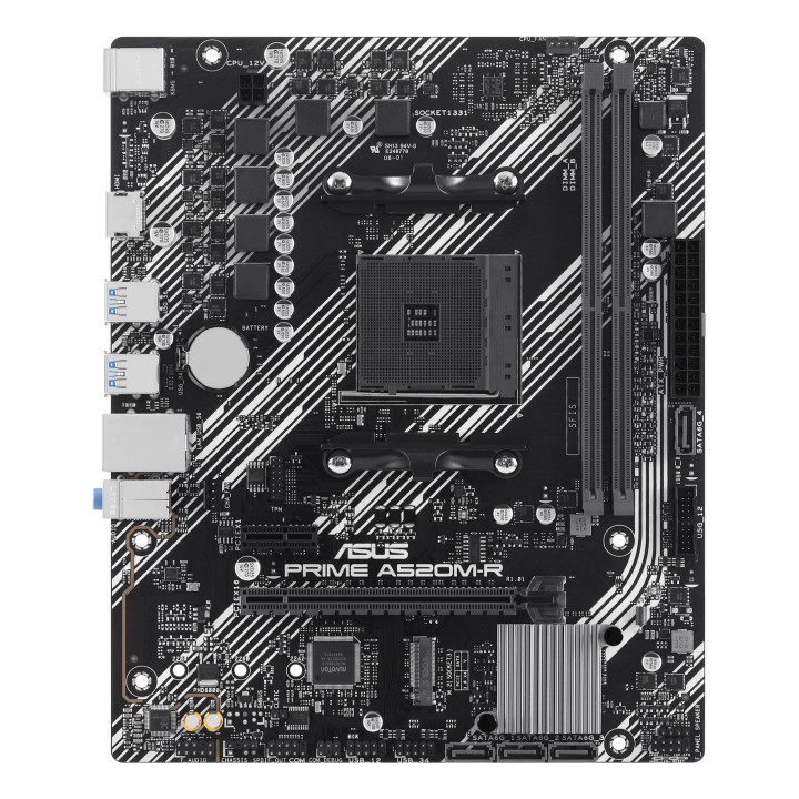 ASUS PRIME A520M-R: (AM4) 2DDR4 USB HDMI RJ45 mATX