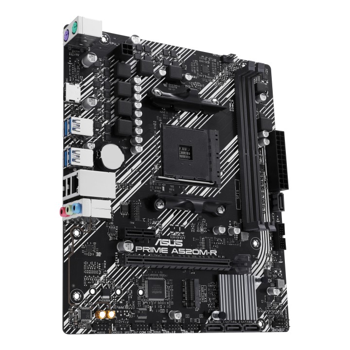 ASUS PRIME A520M-R: (AM4) 2DDR4 USB HDMI RJ45 mATX