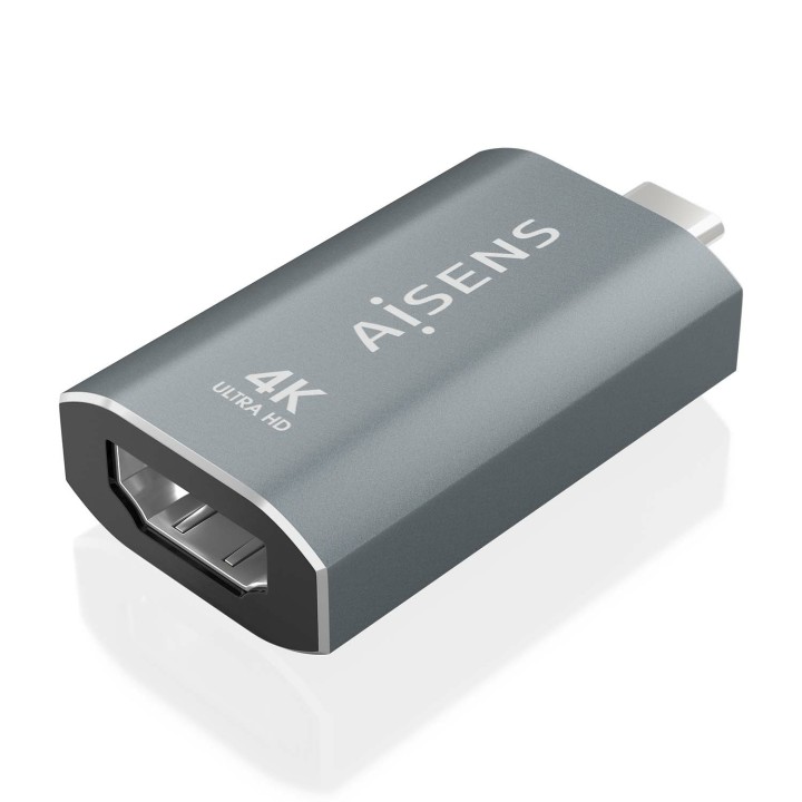Adaptador AISENS USB-C /M a HDMI/H 4K Gris (A109-0862)