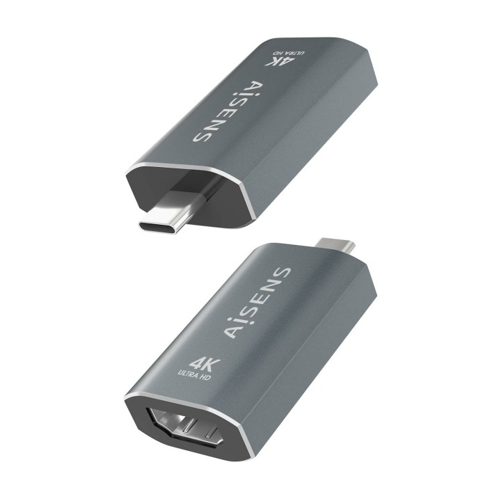 Adaptador AISENS USB-C /M a HDMI/H 4K Gris (A109-0862)