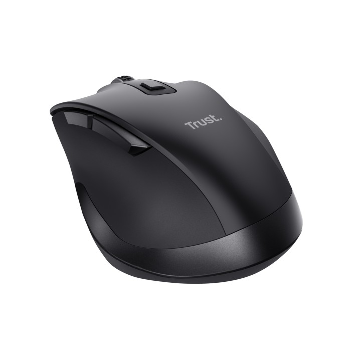 Ratón Trust Fyda Óptico RF 2.4GHz 2400dpi Negro (24727)