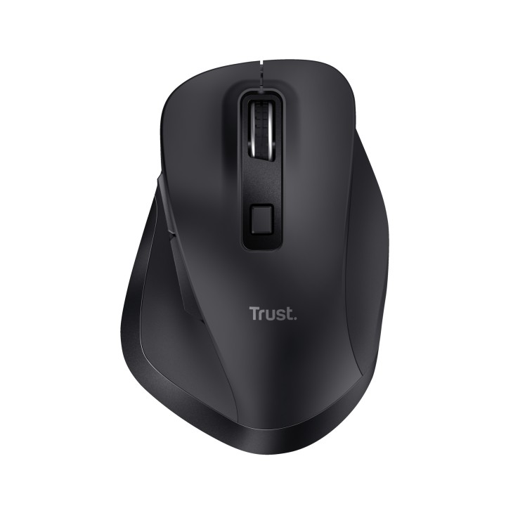 Ratón Trust Fyda Óptico RF 2.4GHz 2400dpi Negro (24727)