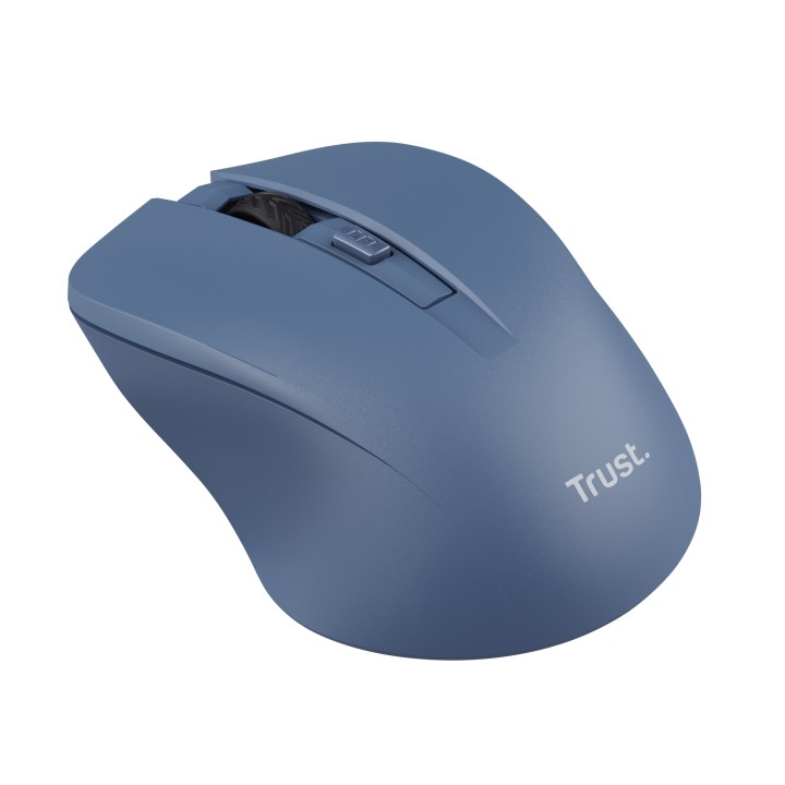 Ratón Trust Mydo Óptico Wireless RF Azul (25041)