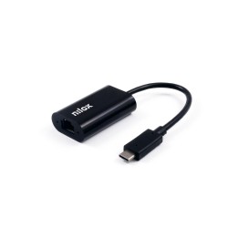 Adaptador de Red NILOX USB-C a RJ45 Negro (NXADAP06)
