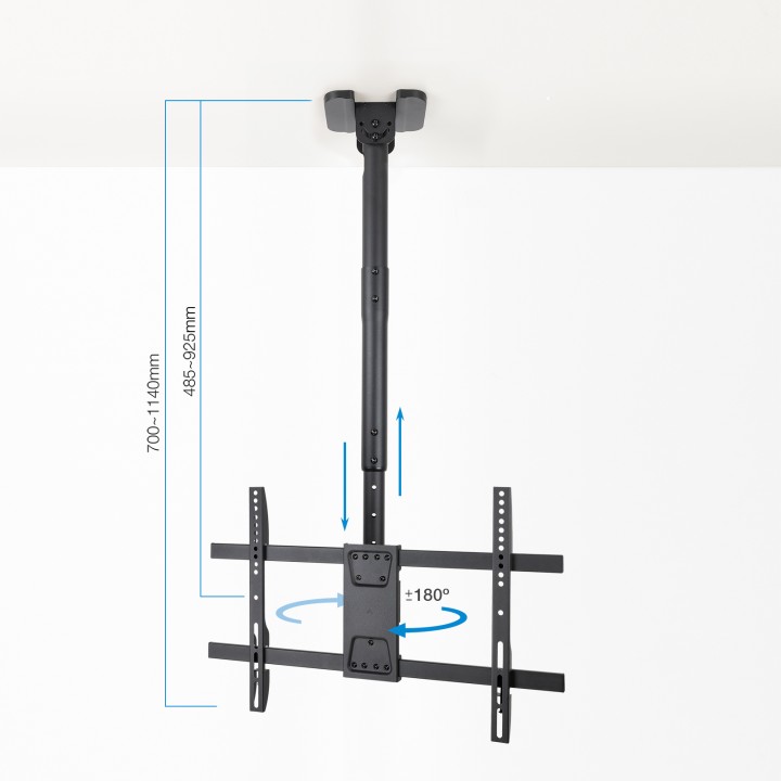 Soporte Techo TOOQ 43-86" Gira/Inclina (LPCE1186TSLI-B)