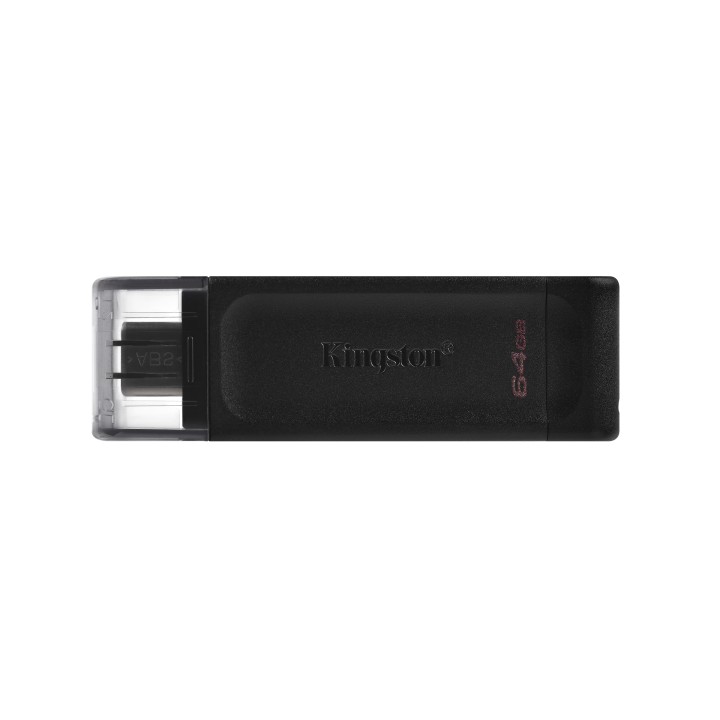Pendrive Kingston DT70 64Gb USB-C 3.0 Negro (DT70/64GB)