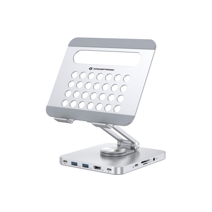 Dock Station CONCEPTRONIC USB-A/C HDMI Plata (DONN26G)