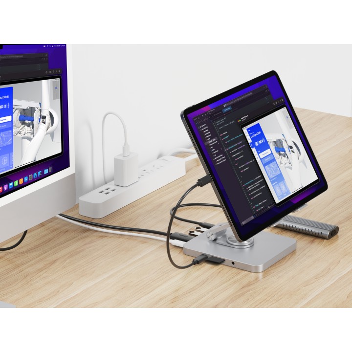Dock Station CONCEPTRONIC USB-A/C HDMI Plata (DONN26G)