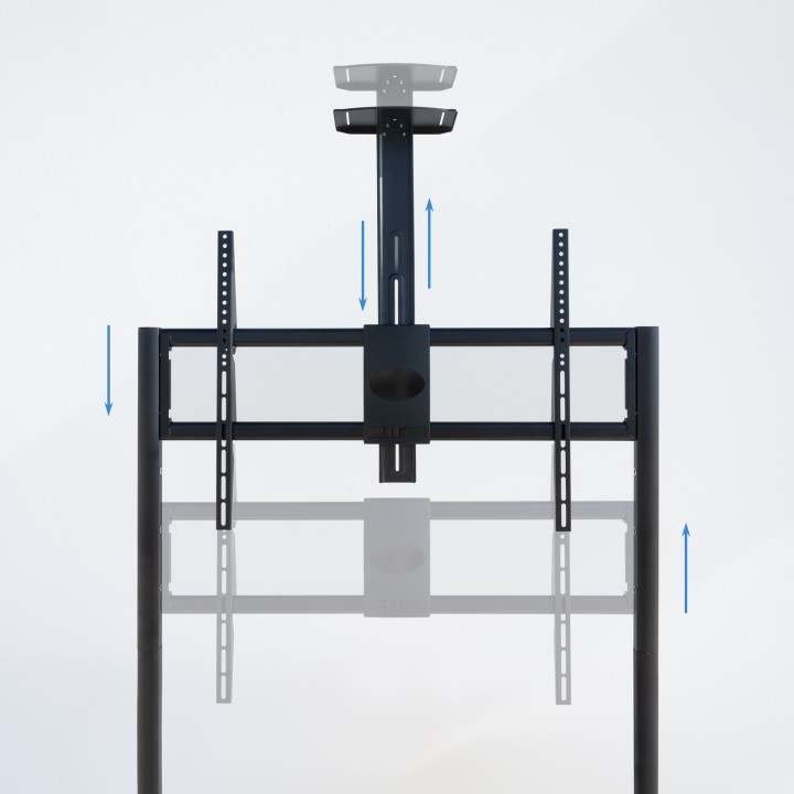 Soporte Suelo TOOQ con Ruedas 55"-100" (FS20208M-B)