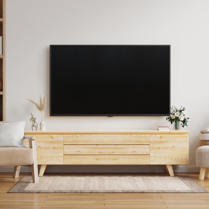 Soporte Pared TOOQ 43"-90" hasta 80Kg Negro (LP1090F-B)