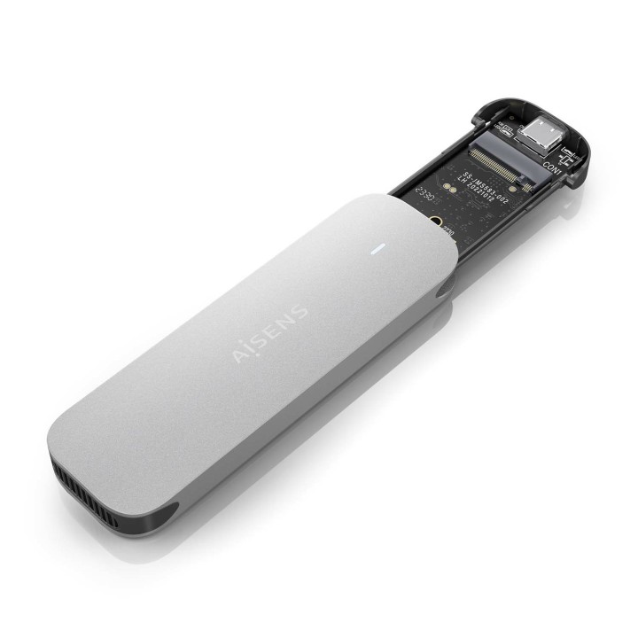 Caja SSD AISENS M.2 USB-C 3.1 Plata (ASM2-025SL)