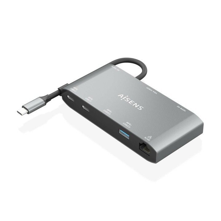 Dock Station AISENS USB-C a HDMI/USB/PD (ASUC-8P010-GR)