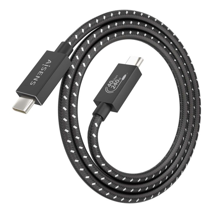 Cable AISENS USB-C 4.0/M a USB-C 4.0/M 1m (A156-0867)