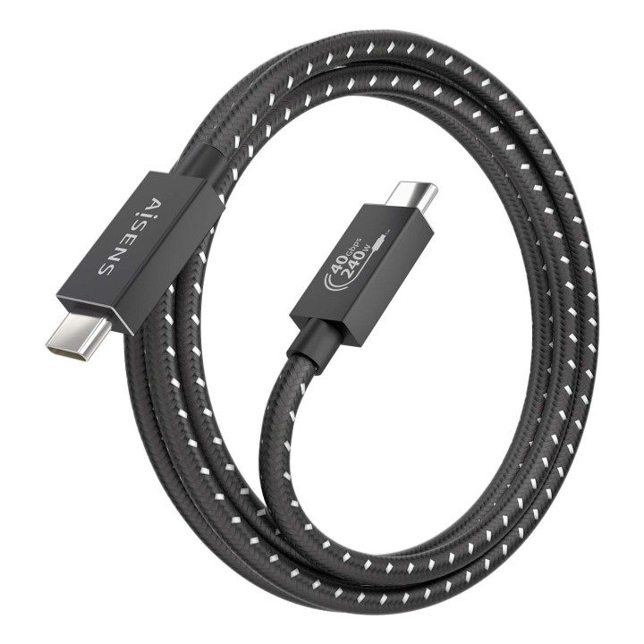 Cable AISENS USB-C 4.0/M a USB-C 4.0/M 1.5m (A156-0868)