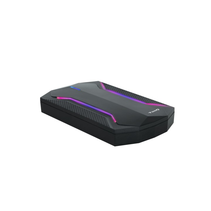 Caja TooQ SSD/HDD 2.5" SATA USB 3.0 Negra (TQE-2599RGB)