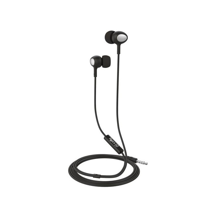 Auriculares CELLY Intraurales 3.5mm Negros (UP500BK)
