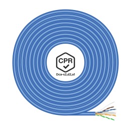 Cable AISENS RJ45 Cat.6 UTP AWG24 305m Azul (A135-0663)