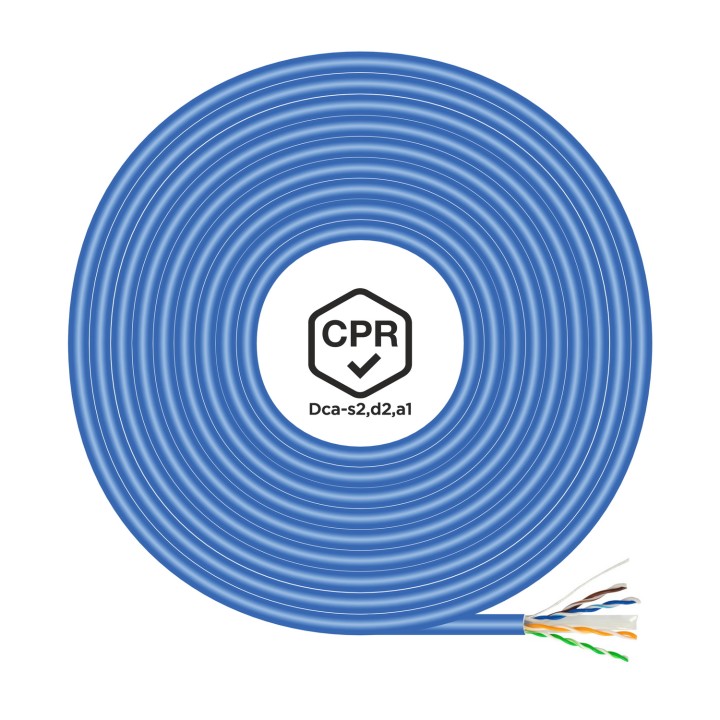 Cable AISENS RJ45 Cat.6 UTP AWG24 305m Azul (A135-0663)