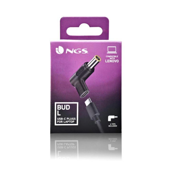 Clavijas NGS Portátil Lenovo USB-C a BUD-L/ DC (BUD-L)