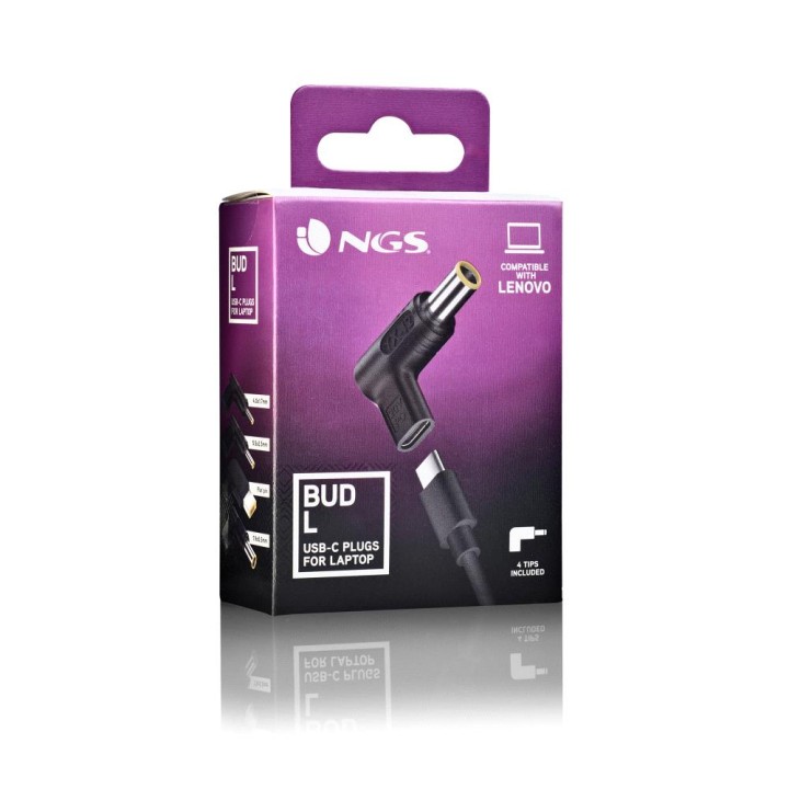 Clavijas NGS Portátil Lenovo USB-C a BUD-L/ DC (BUD-L)