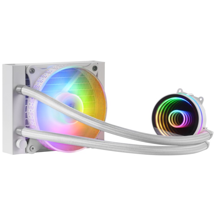 Ref. Líq. CPU Mars Gaming 200W FRGB Blanca (MLONE120W)