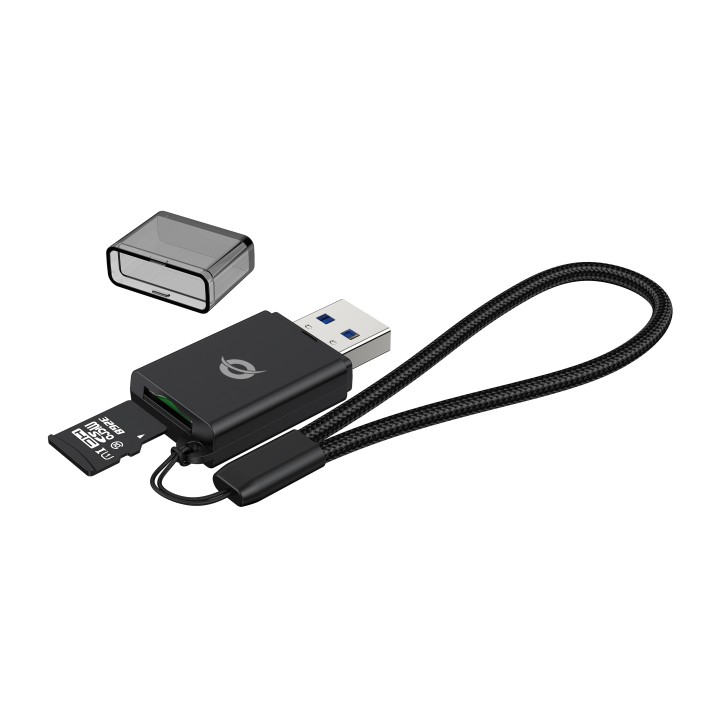 Lector Tarjetas CONCEPTRONIC USB-A 3.0 Negro (BIAN07B)
