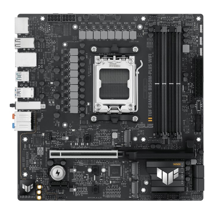 ASUS TUF GAMING B850M-PLUS WIFI: (AM5) 4DDR5 HDMI mATX
