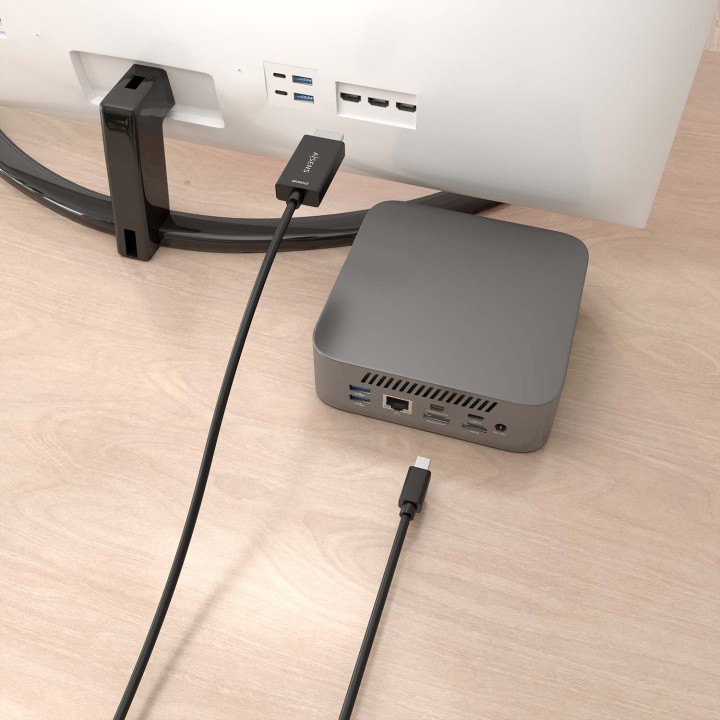 Conversor AISENS MiniDP/M a HDMI/M 3m Negro (A125-0889)