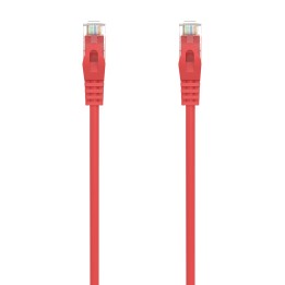 Latiguillo AISENS RJ45 Cat.6a UTP 50cm Rojo (A145-0558)
