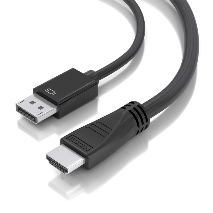 Cable AISENS DP/M a HDMI/M 5m Negro (A125-0896)