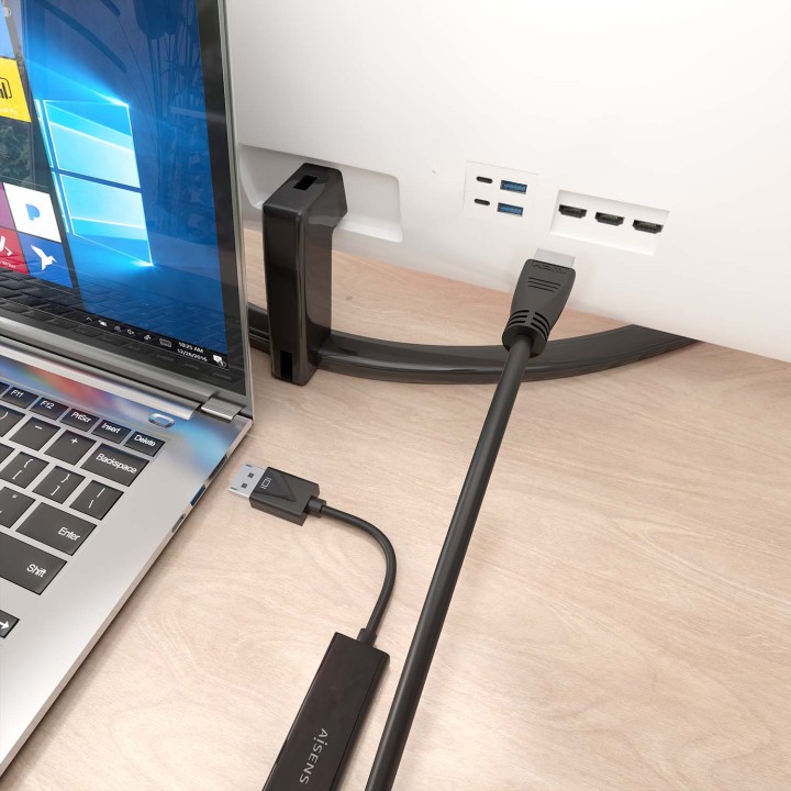 Cable AISENS DP/M a HDMI/M 5m Negro (A125-0896)
