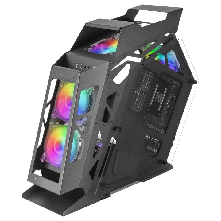 Caja Compacta Mars Gaming mATX Mini-ITX Negra (MC61)