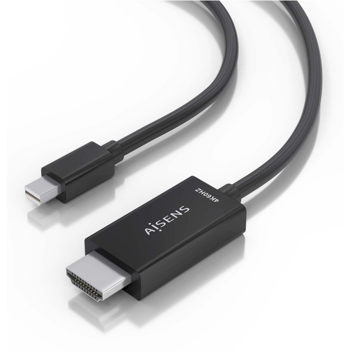 Cable AISENS Mini DP/M a HDMI/M 1.5m Negro (A125-0887)
