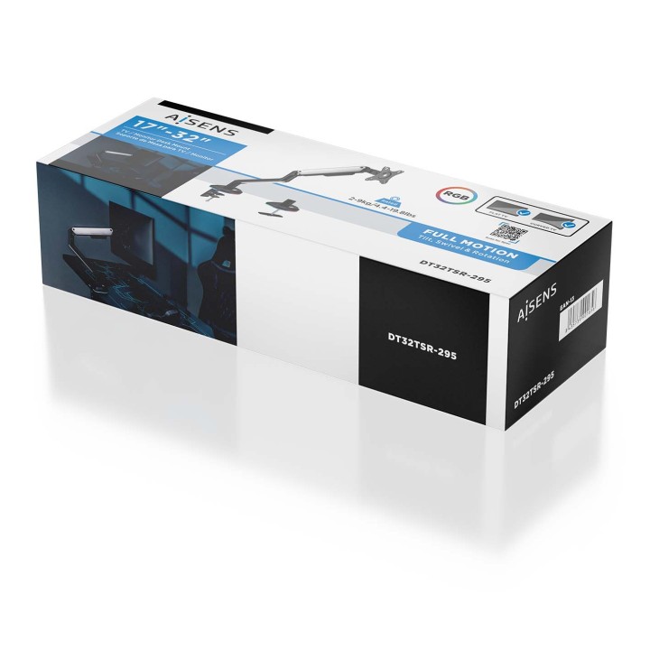 Soporte Mesa AISENS RGB Gaming 17-32" (DT32TSR-295)