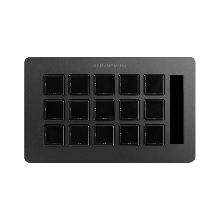 Stream Deck Slim Mars Gaming 15 Teclas Negro (MSDONE)