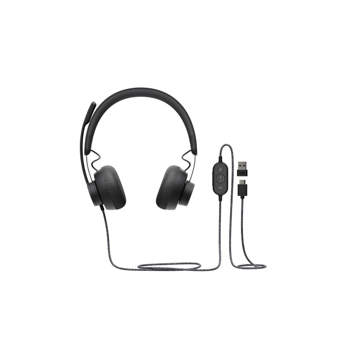 Auric+Micro LOGITECH Zone USB-C Grafito (981-000870)