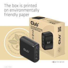 Cargador Viaje Club 3D 100W 2USB-A+2USB-C (CAC-1912EU)