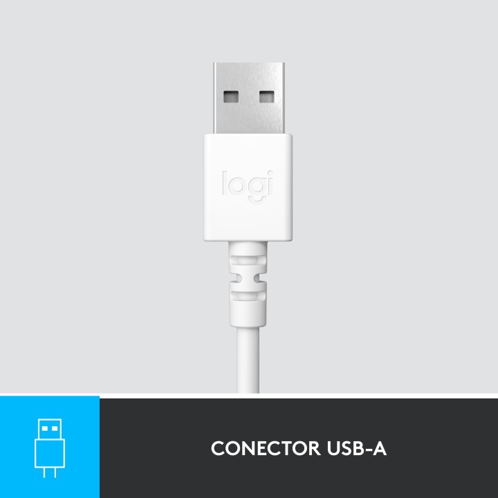 Auric+Micro LOGITECH H390 USB-A Blanco (981-001286)