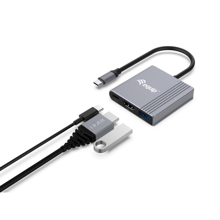Dock Station EQUIP HDMI/USB-A/USB-C PD 100W (EQ133488)