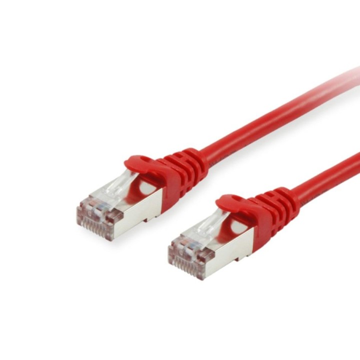 Latiguillo EQUIP Cat.6 S/FTP 0.5m Rojo (EQ605527)