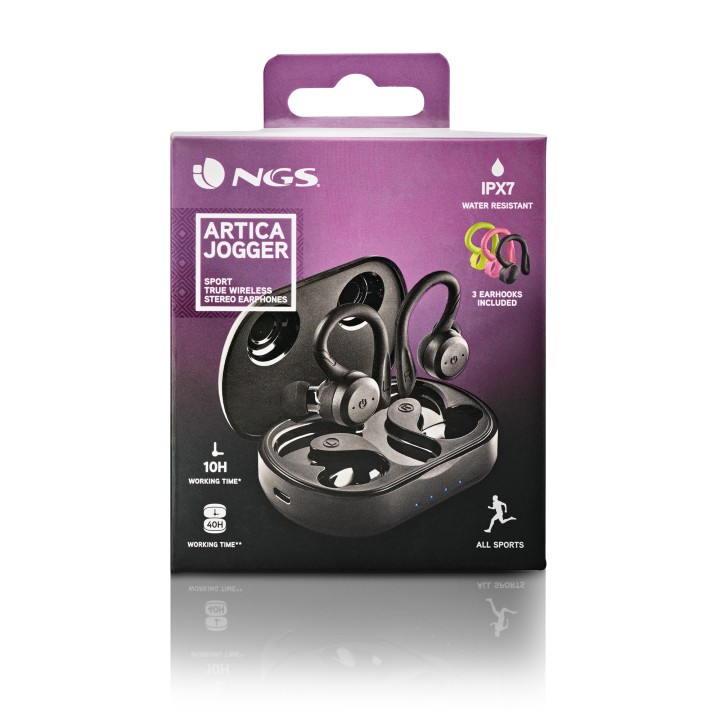 Auricular NGS In-Ear TWS Bluetooth Negro (ARTICAJOGGER)